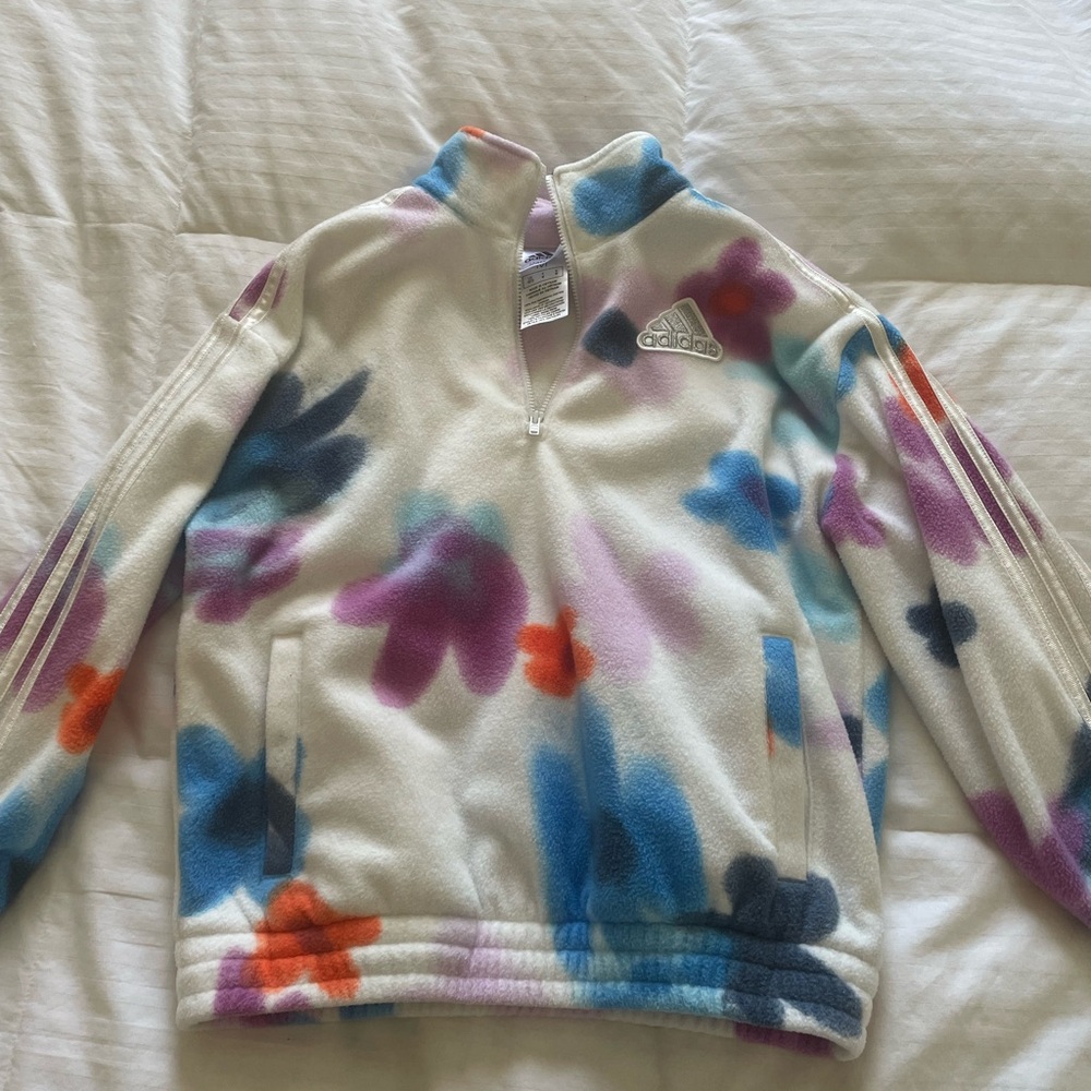 Adidas Kids' Multicolor Fleece Top